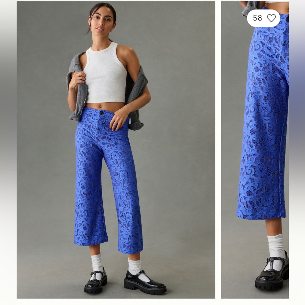 The Colette Lace Crop Pants 24